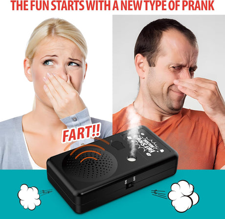 Fart Machine with Remote, Remote Controll Fart Spray Machine with 20 Realistic Sounds,Fart Spray Prank Toy, Pranks Jokes Gag Gift for Kids Adults