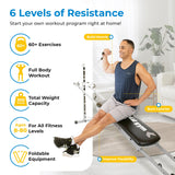 Total Gym APEX Versatile Indoor Home Gym Workout Total Body Strength Training Fitness Equipment