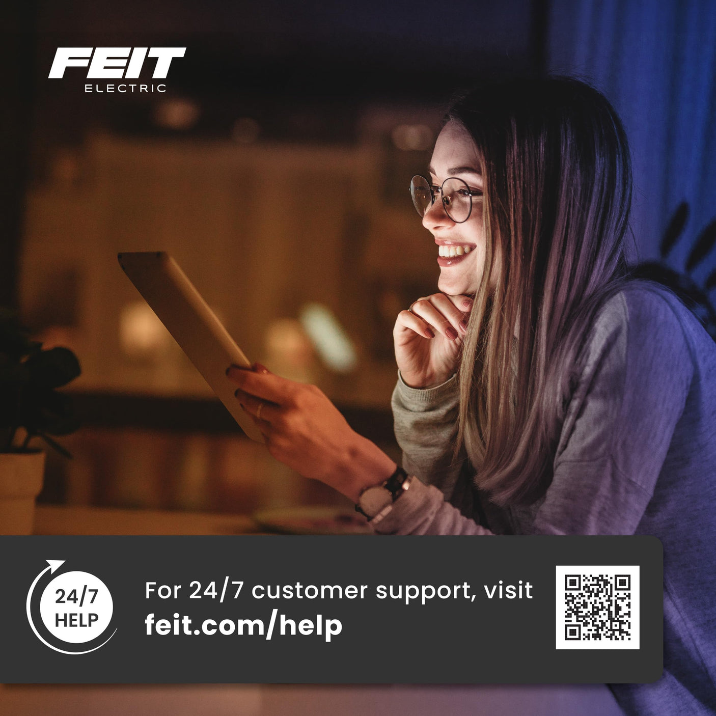Feit Electric Smart LED Garage Light, RGBW 3 Panel, WiFi 2.4GHz, Screw-in LED Shop Light Bulb, Works with Alexa and Google Home Assistant, E26, 4000 Lumens, Garage Ceiling Light, ADJ4000/RGBW/LED/AG