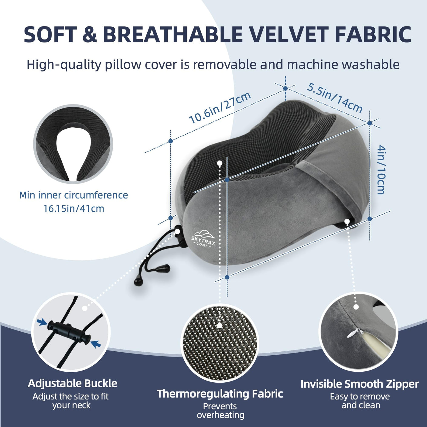 Travel Pillow with Extra Large Hood for Airplane Long Flights Privacy and Comfort Memory Foam with Velvet Cover for Road Trip Head&Neck Support for Plane Office Cars Sleeping & Rest (Pink)