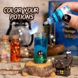 Magic Potions Craft Kit for Kids - Mix 20 Glow Witch Potion Bottles, Fairy Magic Potions Making Kit - Christmas Decorations Birthday Gifts for Girls Boys 6 7 8 9 10+