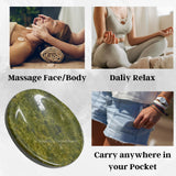 Amazing Gemstone Labradorite Worry Stone, Healing Crystals - Piedra Crystal Fidget for Gift, Meditation, Calming, Relaxation, Stress Relief