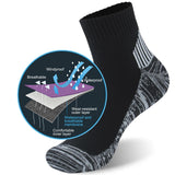 RANDY SUN Waterproof Socks, Unisex Hiking Wading Trail Running Kayaking Crew Socks
