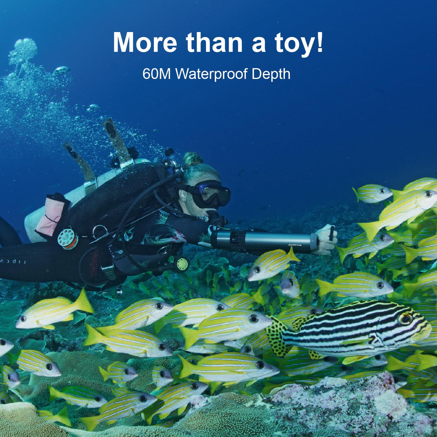 Waydoo Subnado Underwater Scooter Black and Red Special Version