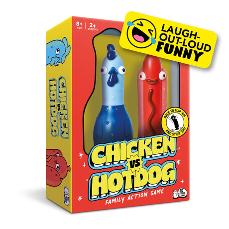 Big Potato Chicken vs Hotdog: The Ultimate Chaotic Party Game | Flipping-Fun Party Game for Families & Game Nights | Bonus Content Included!