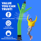 LookOurWay Air Dancers Wacky Waving Inflatable Tube Man Set - 10 Feet Tall Inflatable Dancing Man with Blower - Red