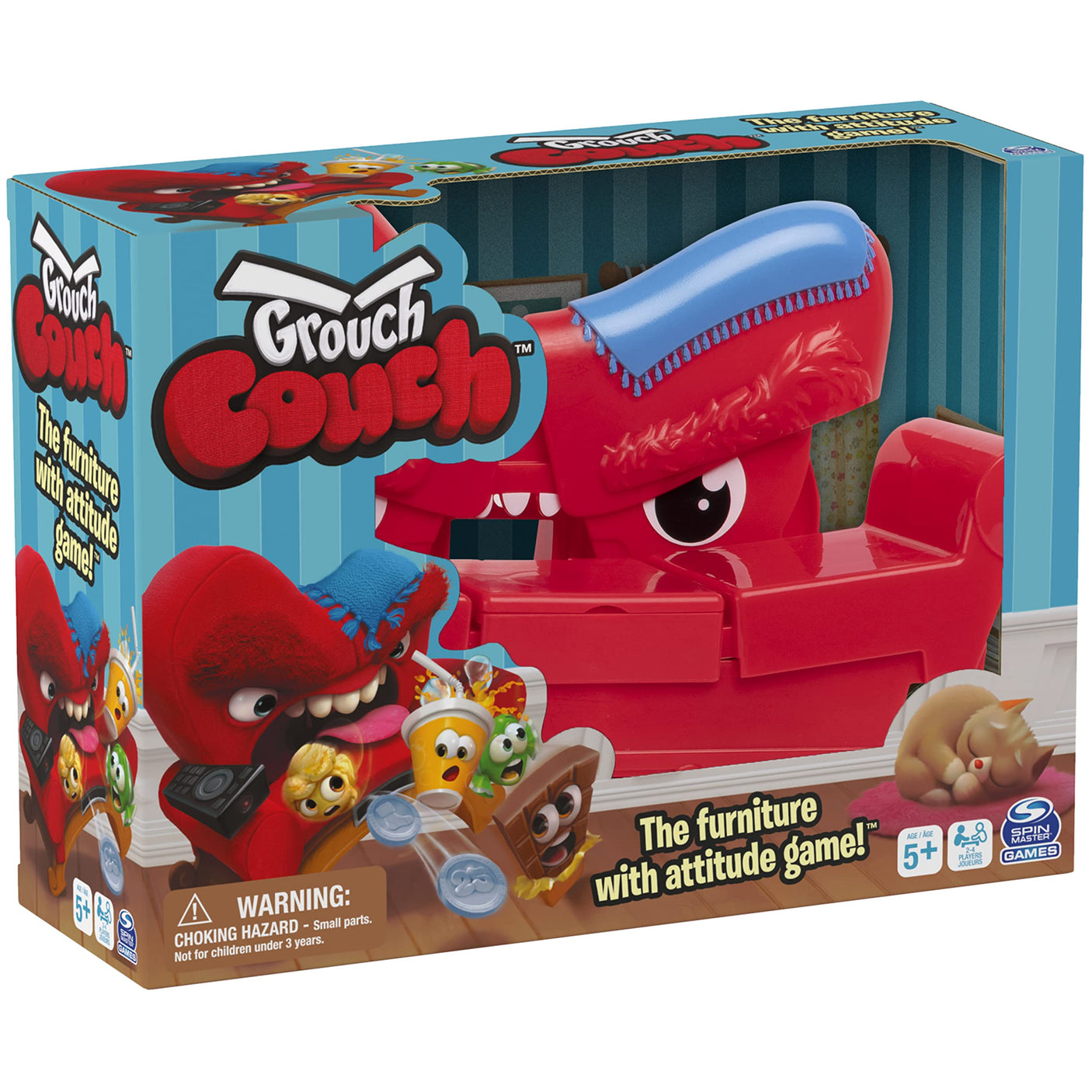 Spin Master Games, Soggy Doggy, The Award-Winning Wet & Silly Kids Board Game for Family Game Night, Interactive Dog Toy, Screenless Activity for Kids & Family, 2-4 Players, for Ages 4 & Up