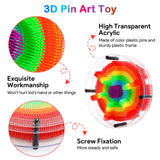 3D Pin Art Sensory Toys for Kids 5-7, Pin Art Board Impression Sensory Toys for Kids with Autism, Autism Gifts for Autistic Children Age 3, 4, 5, 6, 7, 8, 9, 10+ Years Old Boys Girls