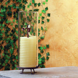 Candle by the Hour 80-Hour Vertical Candle, Eco-friendly Natural Beeswax with Cotton Wick
