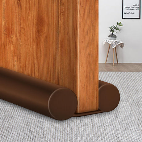 MAXTID Large Door Draft Stopper for Bottom of Doors 36” Under Door Draft Noise Blocker Black Gap Stoppers Door Draft Guard for Bottom of Doors Adjustable Door Seal Sweep Draft Home Essentials Gadgets