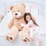 IKASA Giant Teddy Bear Plush Toy Stuffed Animals(Brown,78 inches)