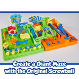 Screwball Scramble Level Up Kids Board Game- Timed Marble Run Obstacle Course Kids Games - Holiday Toys and Christmas Games - Toddler Ages 5 Years and Up