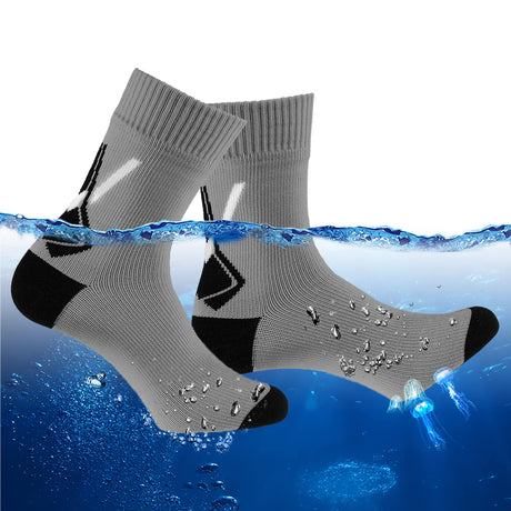 RANDY SUN Waterproof Socks, Unisex Hiking Wading Trail Running Kayaking Crew Socks