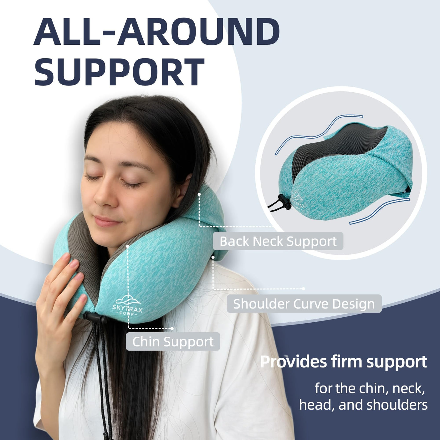 Travel Pillow with Extra Large Hood for Airplane Long Flights Privacy and Comfort Memory Foam with Velvet Cover for Road Trip Head&Neck Support for Plane Office Cars Sleeping & Rest (Pink)