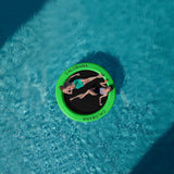 Round Floating Ring Inflatable Water Hammock Heavy Duty River Floats Lake Raft for Adults Tanning Pool Lounger Float Island Platform Pad Mat for Party