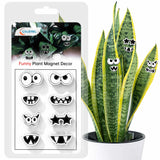 Plant Magnets Eyes for Potted Plants 8 PCS Cute Magnetic Plant Eyes with Cartoon Eyes, Funny Plants Pins for Indoor Outdoor Office Plants Accessories, Plants Lover Gifts, Magnets for Fridge