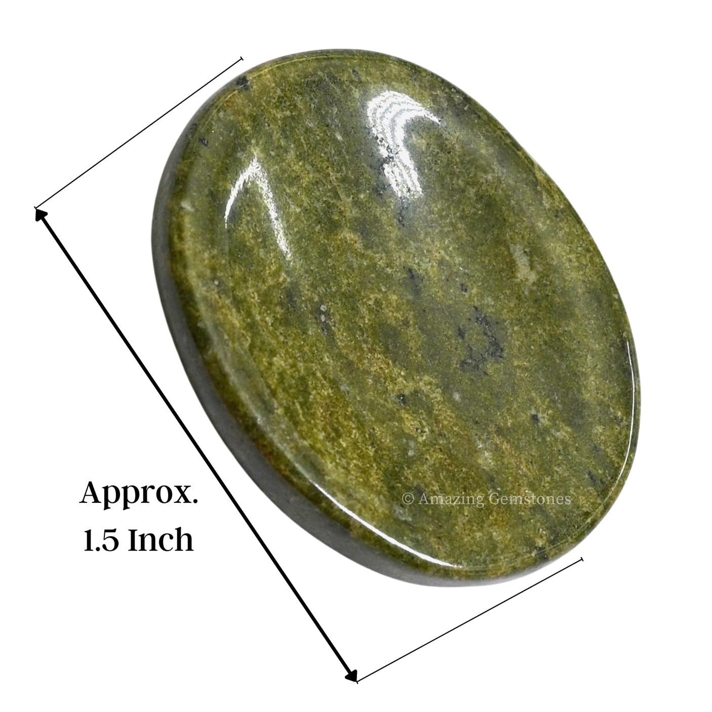 Amazing Gemstone Labradorite Worry Stone, Healing Crystals - Piedra Crystal Fidget for Gift, Meditation, Calming, Relaxation, Stress Relief