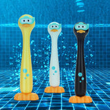 Summer Pool Toys Underwater Diving Games Dive Sticks Duck 3-Pack