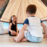 The Original Patented AirFort - Build A Fort in 30 Seconds, Inflatable Fort for Kids, Play Tent for 3-14 Years, A Playhouse Where Imagination Runs Wild, Fan not Included (Starry Night)