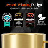 Ember Temperature Control Smart Mug 2, 14 Oz, App-Controlled Heated Coffee Mug with 80 Min Battery Life and Improved Design, White