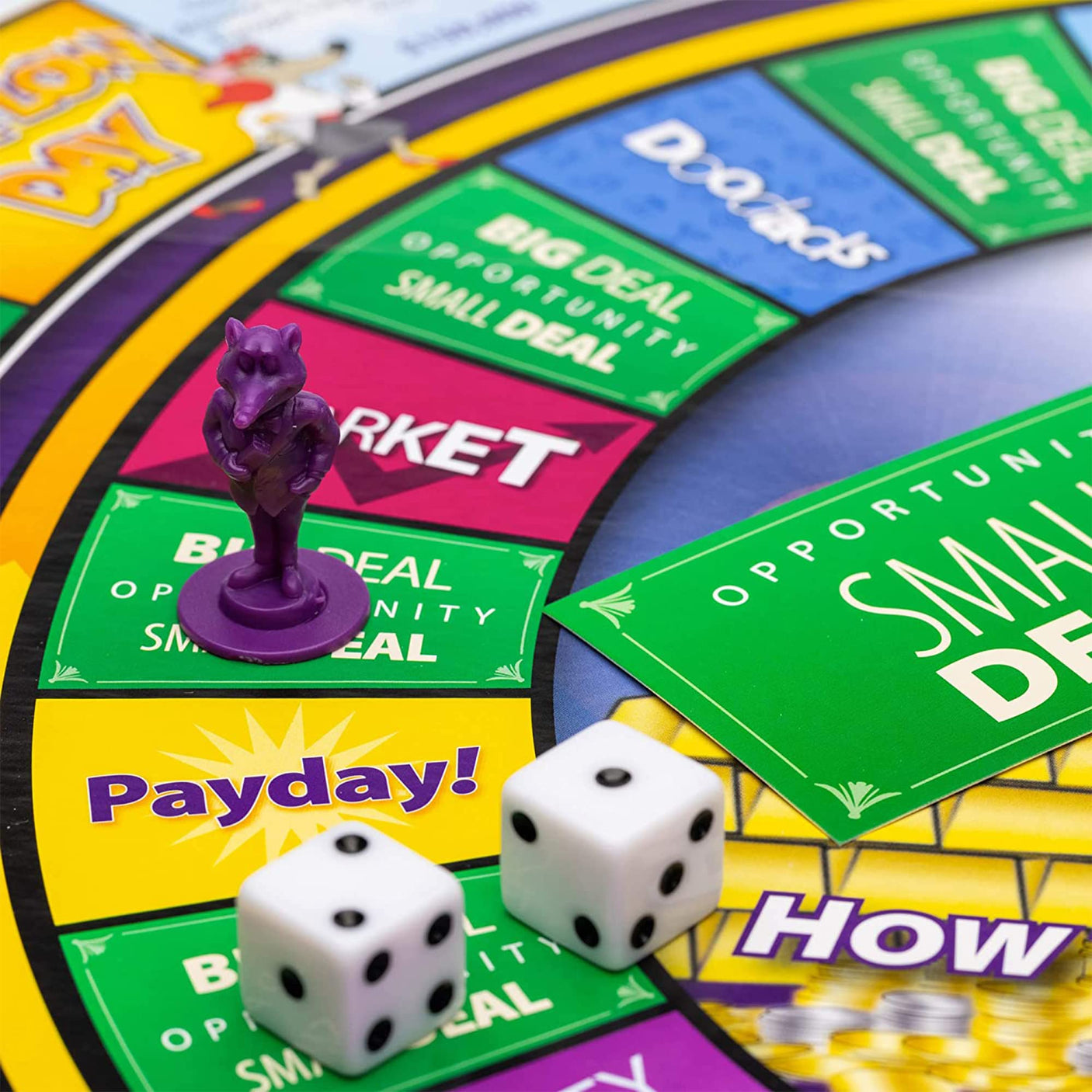 Rich Dad Cashflow Board Game for Kids, Children's Edition, Up to 6 Players, Ages 6+ - Fun and Educational Learning Games for Boys, Girls, and Family