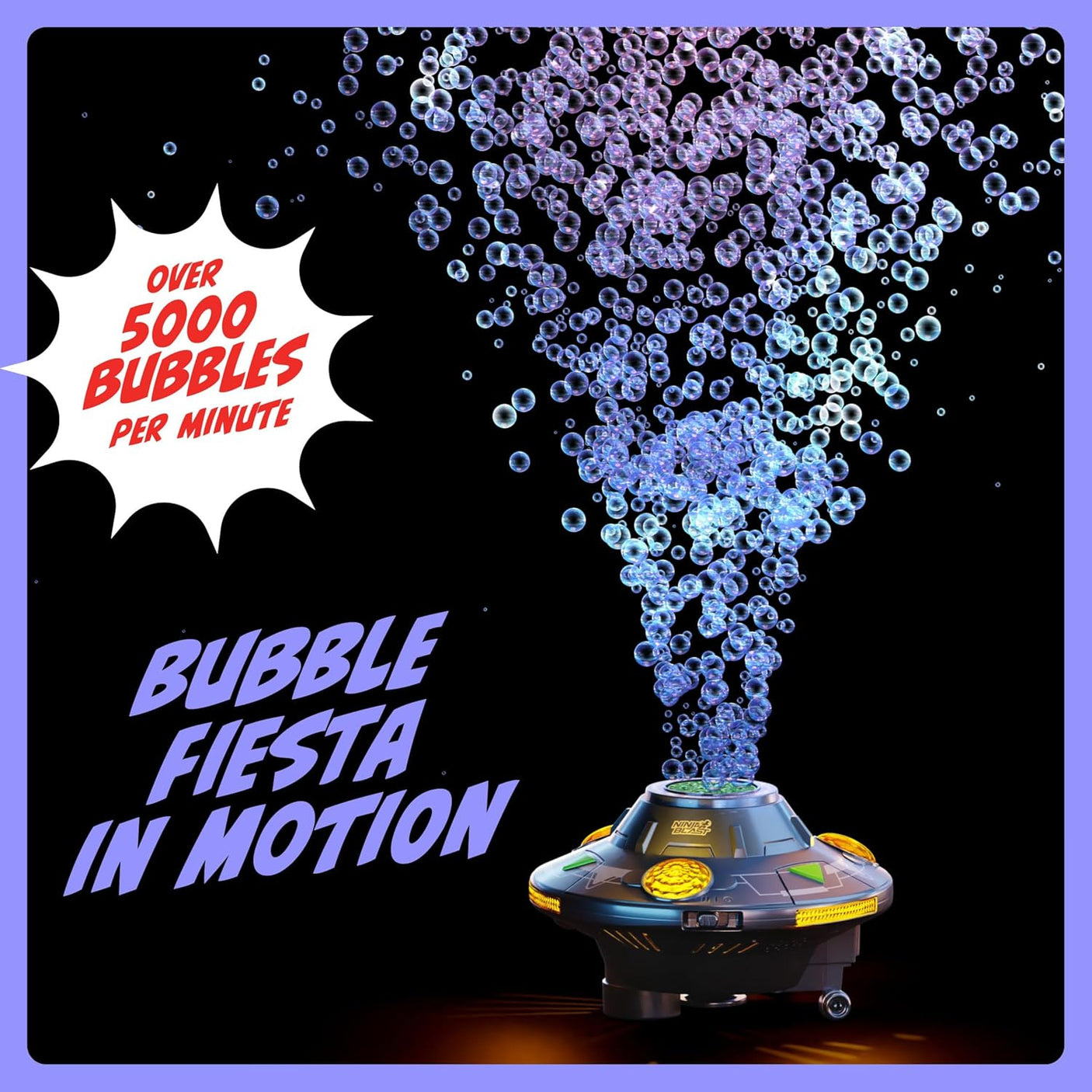 Robot Bubble Machine for Kids - Spins, Moves, Music, Lights - Bubbles Blower, Maker for Boys & Girls - Cool Outdoor Toys - Birthday Gifts for Boy Ages 3 4 5 6 7 8 Year Old Kid Gift