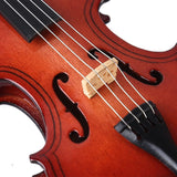 Wooden Miniature Violin with Stand, Bow and Case Mini Musical Instrument Violin Replica Collectible Figurines Dollhouse Accessories Model Home Decoration Display Ornament (3.15"x1.18"x0.59")