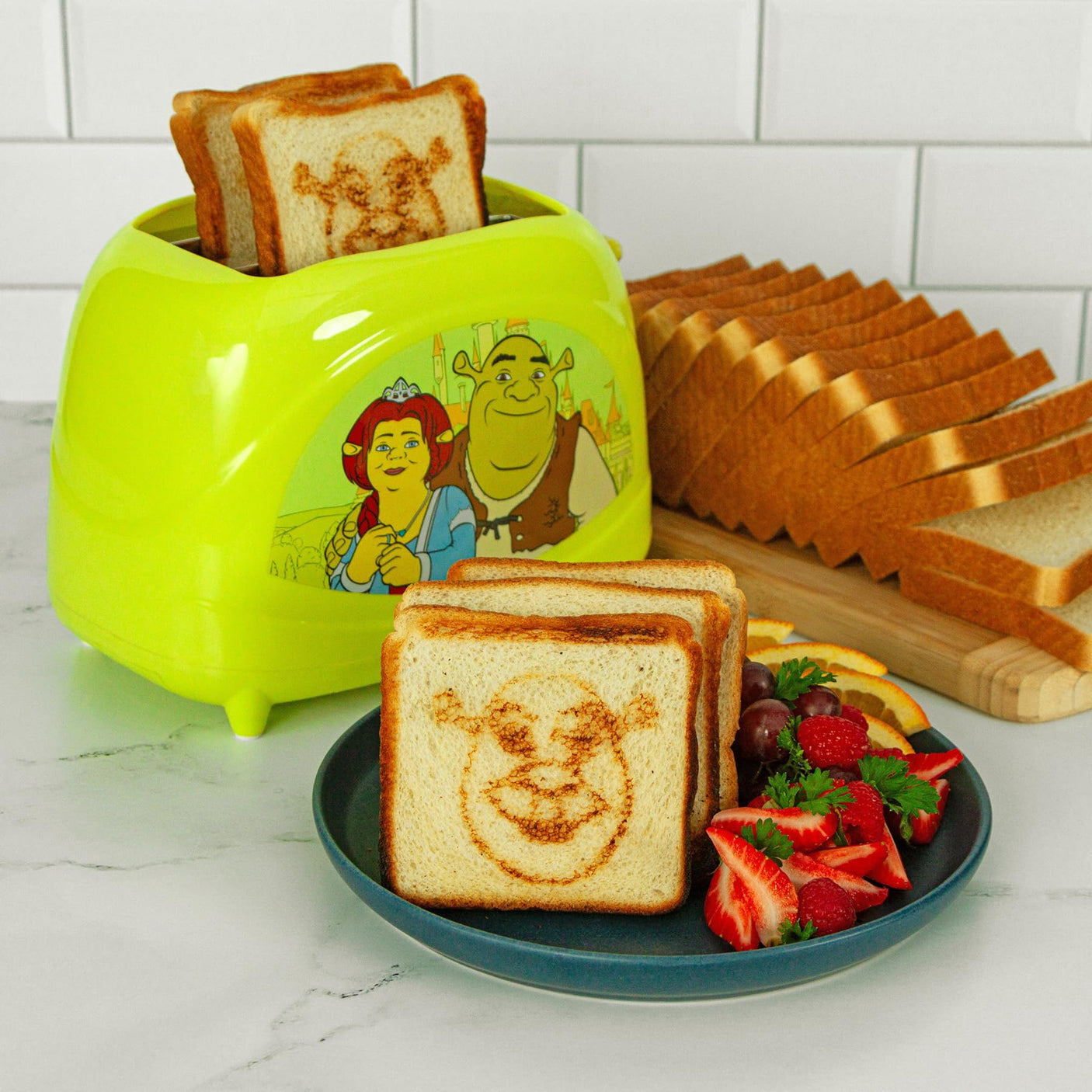 Uncanny Brands Bob Ross Toaster - Toasts Bob's Iconic Face onto Your Toast