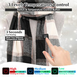 Heated Scarf for Women Rechargeable Neck Warmer, Scarves for Men Winter Warm Intelligent Electric Heating Scarf…