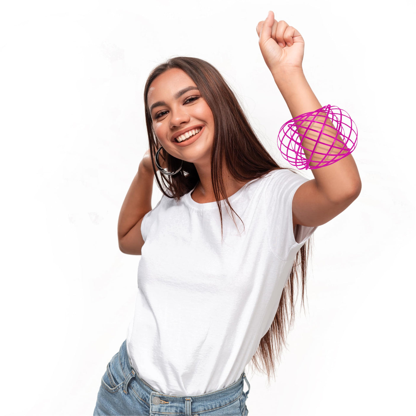 Digital Energy Kinetic Educational Spring Toy - Multi Sensory Interactive 3D Shaped Flow Ring ()