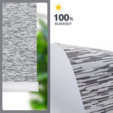 Motorized Smart Blind for Window with Remote Control, Automatic Blackout Roller Shade Customizable Size,with Valance Child Safety Rechargeable Battery Blinds (Full Blackout Black)