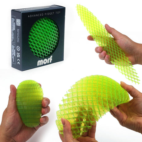 Morf Fidget Worm Toy - Desk Fidgets for Adults - Quiet Worm Fidget Toy Sensory Toys - Fun and Interactive Fidget Toy for Kids - USA Patent Pending Figgy Toys (Unicorn, Small)