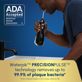 Waterpik Cordless Advanced 2.0 Water Flosser For Teeth, Gums, Braces, Dental Care With Travel Bag and 4 Tips, ADA Accepted, Rechargeable, Portable, and Waterproof, White WP-580, Packaging May Vary