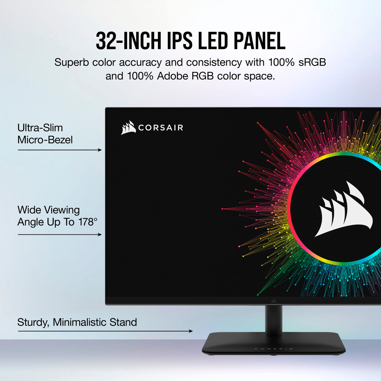 Corsair 45-Inch 240Hz OLED Gaming Monitor - 3440x1440, 0.03ms Response, G-SYNC/FreeSync Compatible