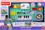 Fisher-Price Laugh & Learn Baby & Toddler Toy Mix & Learn DJ Table Musical Activity Center with Lights & Sounds for Ages 6+ Months