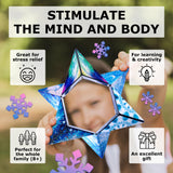 SHASHIBO Holographic Shape Shifting Box - STEM Magnetic Fidget Cube That Transforms Into Over 70 Shapes, Download Fun in Motion Toys Mobile App (Vapor)