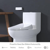 Bio Bidet BB2000 Bliss Electric Bidet Toilet Seat, Warm Water with Air Dryer, Heated Seat with Sensor and Slow Close Lid, Night Light, Remote Control, Elongated, White