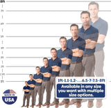 Generic Custom Life Size Cardboard Cutout - 2 Material Options, 1-8 ft - Personalized High Resolution Stand Up | Upload Photo - Perfect Decor for Wedding, Graduation, Birthday, PPUVTLCUTOPTOPT1PCBRDG
