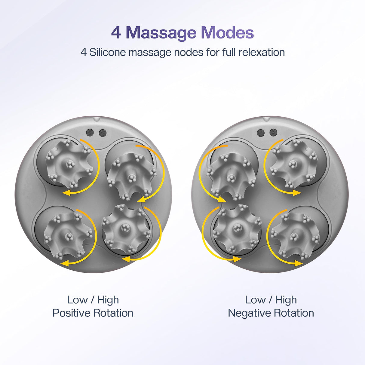 COMFIER Electric Cordless Hair Scalp Massager with Kneading 84 Massage Nodes, Handheld Portable Head Scratcher Massager for Hair Growth, Deep Clean and Stress Relax, Gifts for Men Dad