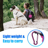 Dog Bowl Pet Collapsible Bowls, 2 Pack for Cats Dogs, Portable Pet Feeding Watering Dish for Walking Parking Traveling with 2 Carabiners (Small, Blue+Green)