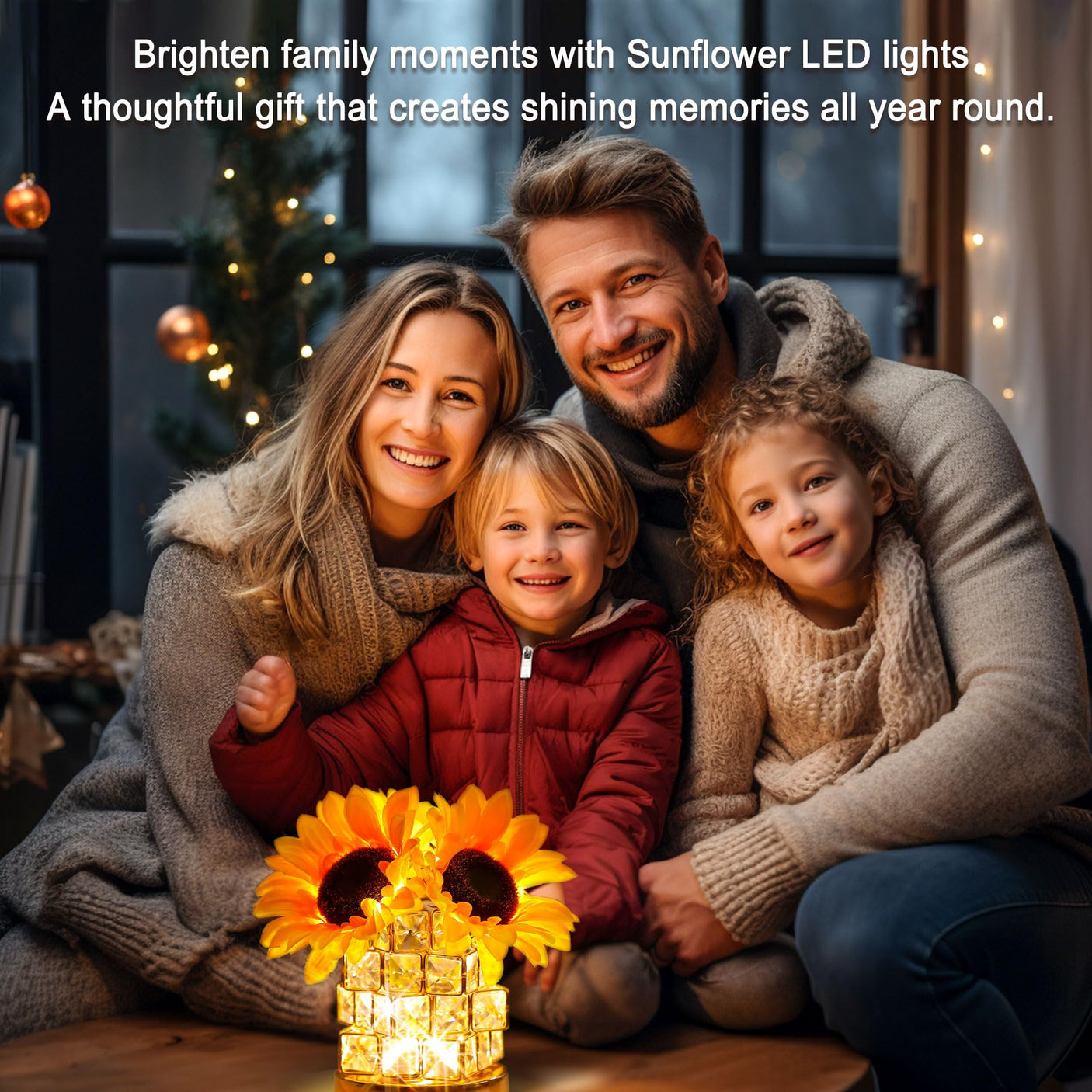 Sunflower LED Lamp for Women, Mother's Day Ideal for Bedroom Decor Sunflower Gifts for Mom Grandma Teacher Aunt Girlfriends Coworker Friend Wife Mothers Anniversary Birthday Christmas