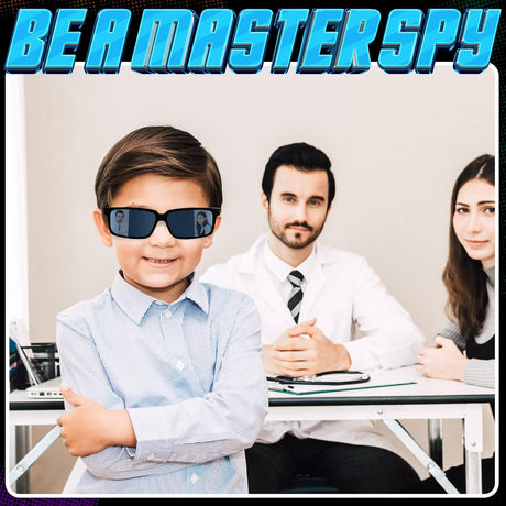 Spy Glasses for Kids in Bulk - (Pack of 3) Spy Sunglasses Rear View to See Behind You, for Fun Party Favors, Spy Gear Detective Gadgets Gift for Boys & Girls Great for Goodie Bags, Carnival Prizes