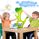 Wooden Dinosaur Piggy Bank Boalord for Boys Kids Girls Clear Big Belly Animal Coin Bank for Toddler Real Money Toy（Dino-Blue）