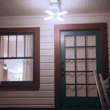 Feit Electric Smart LED Garage Light, RGBW 3 Panel, WiFi 2.4GHz, Screw-in LED Shop Light Bulb, Works with Alexa and Google Home Assistant, E26, 4000 Lumens, Garage Ceiling Light, ADJ4000/RGBW/LED/AG