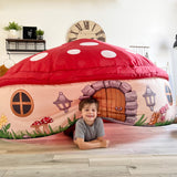 The Original Patented AirFort - Build A Fort in 30 Seconds, Inflatable Fort for Kids, Play Tent for 3-14 Years, A Playhouse Where Imagination Runs Wild, Fan not Included (Starry Night)