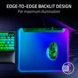 Razer Firefly V2 Pro Fully Illuminated RGB Gaming Mouse Mat: Backlit Design - 15 Zone Chroma Lighting - USB 2.0 Port - Detachable USB Type C Cable - Micro Textured Surface - Anti Slip Base