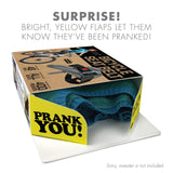Prank-O My First Fire Prank Gift Box – Empty Box for Wrapping Real Presents – Hilarious Fake Packaging for Birthdays, Christmas, and Holidays – Fun Gag Gift Box for Men, Women, and Kids