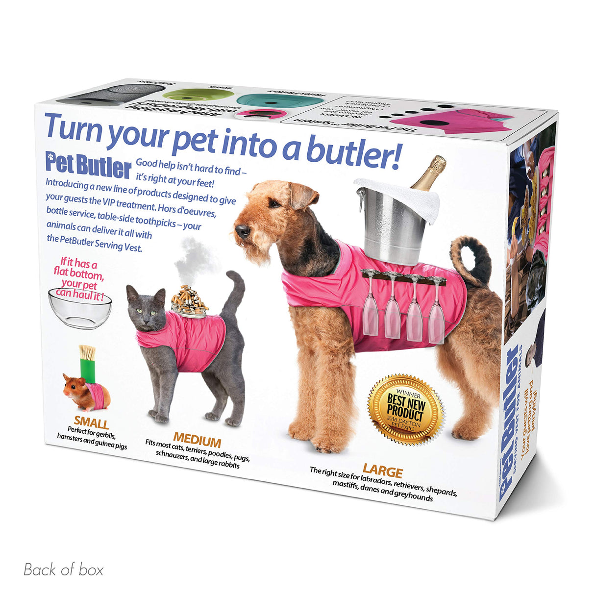 Prank Pack, Pet Butler Prank Gift Box, Wrap Your Real Present in a Funny Authentic Prank-O Gag Present Box | Novelty Gifting Box for Pranksters