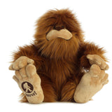 Aurora® Mysterious Fantasy Big Foot Stuffed Animal - Mythical Companion - Imaginative Adventures - Brown 12.5 Inches