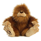 Aurora® Mysterious Fantasy Big Foot Stuffed Animal - Mythical Companion - Imaginative Adventures - Brown 12.5 Inches